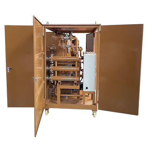 聚結(jié)式真空帶加熱濾油機