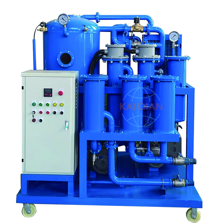 某某電廠(chǎng)雙級(jí)真空濾油機(jī)試機(jī)運(yùn)行現(xiàn)場(chǎng)！